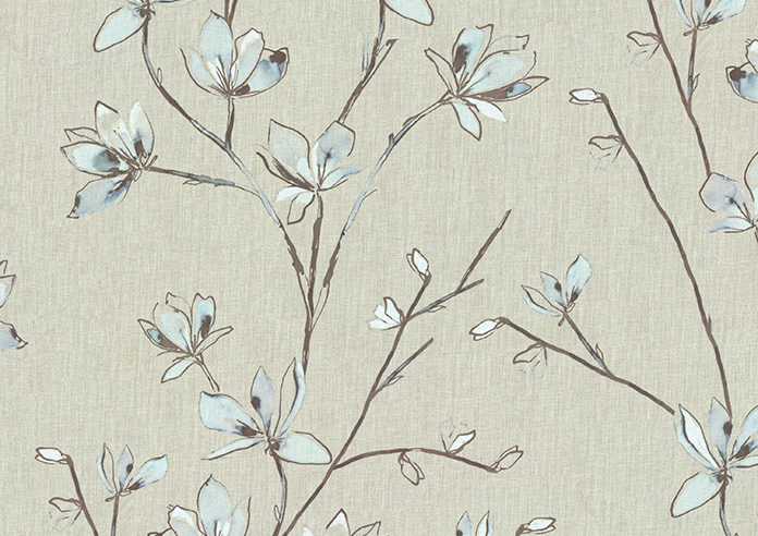 Blossom, Sky Blue - Twist&Fit Roller Blind - Image 6